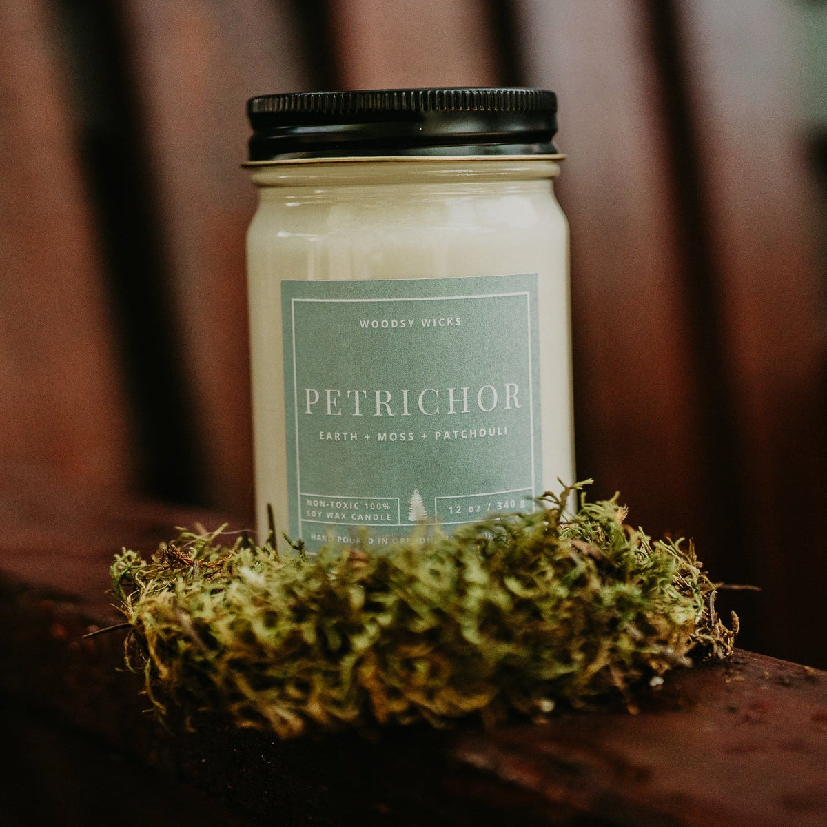 Petrichor - 100% Soy Wax Candle - Non-Toxic - Wanderlust