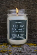 Load image into Gallery viewer, Pacific Northwest - 100% Soy Wax Candle - Non-Toxic - Wanderlust Collection