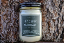 Load image into Gallery viewer, Pacific Northwest - 100% Soy Wax Candle - Non-Toxic - Wanderlust Collection