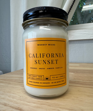 Load image into Gallery viewer, California Sunset - 100% Soy Wax Candle - Non-Toxic - Wanderlust Collection