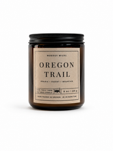 Load image into Gallery viewer, Oregon Trail - 100% Soy Wax Candle - Non-Toxic - Wanderlust Collection