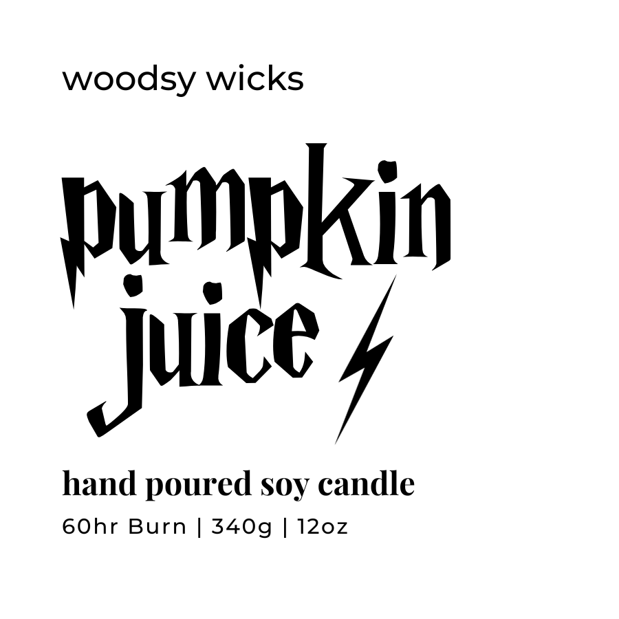 Pumpkin Juice Candle - 100% Soy Wax - Nontoxic