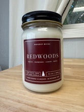 Load image into Gallery viewer, Redwoods - 100% Soy Wax Candle - Non-Toxic - Wanderlust Collection
