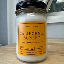 Load image into Gallery viewer, California Sunset - 100% Soy Wax Candle - Non-Toxic - Wanderlust Collection