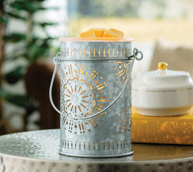 Galvanized Tin Illumination Wax Melter