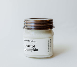 Toasted Pumpkin Fall Candle - 100% Soy Wax - Nontoxic