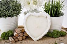 Load image into Gallery viewer, Wooden Heart Decorative Bowl 100% Soy Candle - Choose Your Scent