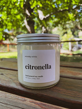 Load image into Gallery viewer, Citronella - cotton wick - 100% soy wax candle
