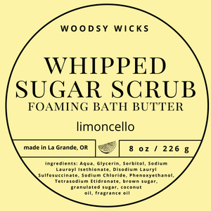 Whipped Sugar Scrubs - Foaming Bath Body Butter Scrub