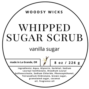 Whipped Sugar Scrubs - Foaming Bath Body Butter Scrub