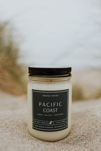 Pacific Coast - 100% Soy Wax Candle - Non-Toxic - Cotton Wick - Wanderlust Collection