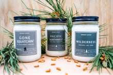 Load image into Gallery viewer, Gone Squatchin&#39; - 100% Soy Wax Candle - Non-Toxic - Cotton Wick - Wanderlust Collection