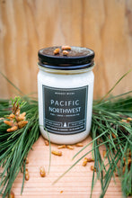 Load image into Gallery viewer, Pacific Northwest - 100% Soy Wax Candle - Non-Toxic - Wanderlust Collection