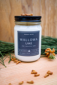 Wallowa Lake - 100% Soy Wax Candle - Non-Toxic - Cotton Wick - Wanderlust Collection