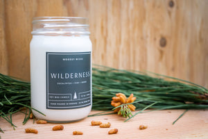 Wilderness - 100% Soy Wax Candle - Non-Toxic - Wanderlust Collection