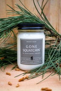 Gone Squatchin' - 100% Soy Wax Candle - Non-Toxic - Cotton Wick - Wanderlust Collection
