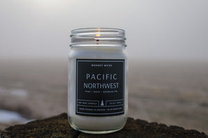Pacific Northwest - 100% Soy Wax Candle - Non-Toxic - Wanderlust Collection