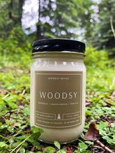 Load image into Gallery viewer, Woodsy - 100% Soy Wax Candle - Non-Toxic - Cotton Wick - Wanderlust Collection