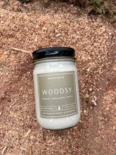 Load image into Gallery viewer, Woodsy - 100% Soy Wax Candle - Non-Toxic - Cotton Wick - Wanderlust Collection