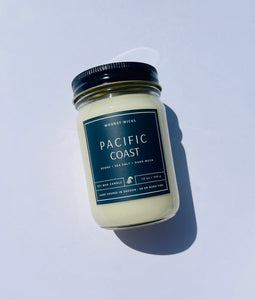Pacific Coast - 100% Soy Wax Candle - Non-Toxic - Cotton Wick - Wanderlust Collection