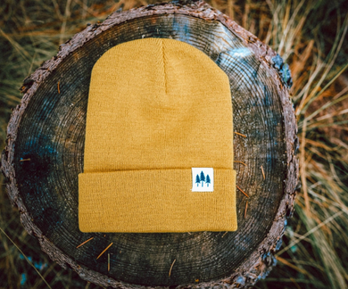 Three Tree Foldover Beanie